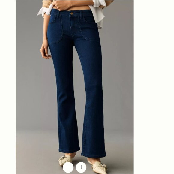 Anthropologie The Icon Flare Jeans by Pilcro Size 28 - Picture 2 of 15